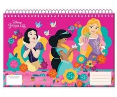 „Disney Princess Spring“ A/4 spiralinis eskizų sąsiuvinis, 30 puslapių