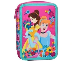 Disney Princess spyruoklinis pieštukų dėklas su 2 lygiais užpildais