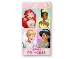 Disney Princess stebuklingas vonios rankšluostis, paplūdimio rankšluostis 70x140cm (greitai džiūstantis)