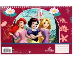 „Disney Princess Strong“ spiralinis eskizų sąsiuvinis, A4 formato, 30 lapų