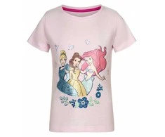 Disney Princess vaikiški trumpi marškinėliai, viršutiniai 98/104 cm