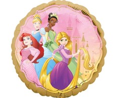 AMSCAN Princess folijos balionas - 45 cm - 1 vnt. universalus (44137-uniw) - 44137-uniw