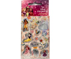 „Disney Princess World“ holografinių lipdukų rinkinys