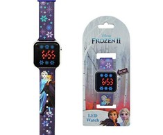 „Disney“ skaitmeninis LED laikrodis su „Frozen“ snaigėmis