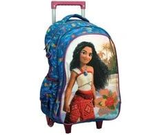 „Disney Vaiana Bold Adventurer“ mokyklinė kuprinė su ratukais, 46 cm