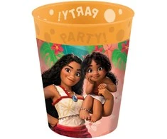 „Disney Vaiana Sailing Spirit“ mikro plastiko puodelių rinkinys, 4 dalys, 250 ml