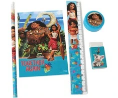 Disney Vaiana „Vėl kartu“ kanceliarinių prekių rinkinys, 5 vnt.