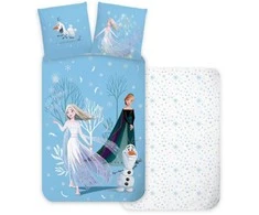 „Disney“ vaikiška patalynės užvalkalas „Ledo šalis“ 100–135 cm, 40–60 cm