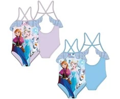 „Disney“ vaikiškas maudymosi kostiumėlis „Frozen Sisters“, 3-8 metų vaikams