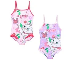 Disney vaikiškas maudymosi kostiumėlis su kate ir Marie Flowers, 3-6 metų vaikams