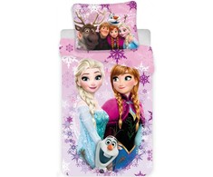 „Disney“ vaikiškas patalynės komplektas su ledukais, 100–135 cm, 40–60 cm