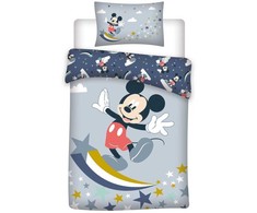 „Disney“ vaikiškos patalynės užvalkalas su Mikiu ir Žvaigždute 100–140 cm, 40–60 cm