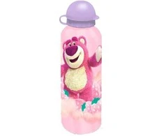 Disney Žaislų istorijos Lotso Braškių aliuminio vandens buteliukas su gertuve, 500 ml