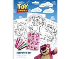 Kids Licensing Disney Pixar Toy Story Lotso Colouring Set with notebook