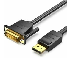 DisplayPort - DVI adapteris Vention HAFBF Juoda 2 m