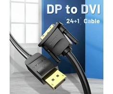 Vention DisplayPort į DVI kabelis 2 m ventiliacija HAFBH (juodas)
