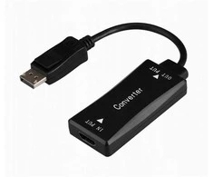 GEMBIRD Active 4K 30Hz HDMI lizdas su DisplayPort vyriški adapterio laidas 0,15 m juodas