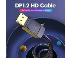 DisplayPort kabelis Vention HACBF Juoda 1 m
