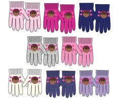 Kepurė Doc McStuffins Disney Dr. pliušinės meilės vaikiškos pirštinės