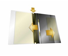 Durable Presentation folder DURAPLUS® A4+ mėlynas