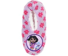 Dora tyrinėtoja gėlės violetinės vaikiškos žieminės šlepetės 23/26