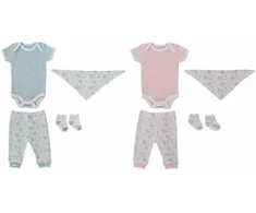 Dovanų rinkinys kūdikiams DKD Home Decor Medvilnė (2 pcs)