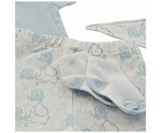 Dovanų rinkinys kūdikiams DKD Home Decor Medvilnė (2 pcs)