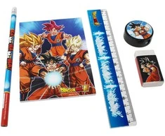„Dragon Ball Kamehame“ 5 dalių kanceliarinių prekių rinkinys