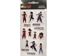 Dragon Ball minkštų putplasčio lipdukų rinkinys
