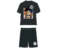 „Dragon Ball Saiyan Juodas“ vaikiška trumpa pižama 8 metai / 128 cm