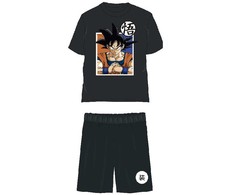 „Dragon Ball Saiyan Juodas“ vaikiška trumpa pižama 12 metų / 152 cm