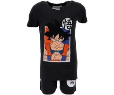 „Dragon Ball Saiyan Juodas“ vaikiška trumpa pižama 8 metai / 128 cm