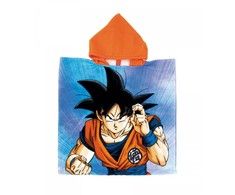 „Dragon Ball Son Goku“ paplūdimio rankšluostis pončas 55x110cm (greitai džiūstantis)