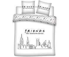 Warner Bros Discovery Friends microfibre duvet cover bed 135cm