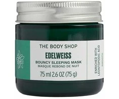 The Body Shop Edelweiss Bouncy Sleeping Mask naktinė veido kaukė, 75 ml
