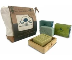 Dr Tree SOLID Šampūnas AND GEL FOR SENSITIVE SKIN CASE 4 pcs