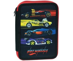Dviejų pakopų pieštukų dėklas „Hot Wheels Competition“ automobiliams
