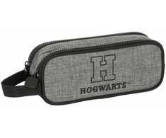 Safta Dvigubas penalas Harry Potter House of champions Juoda Pilka 21 x 8 x 6 cm