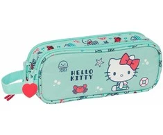 Safta Dvigubas penalas Hello Kitty Sea lovers Turkis 21 x 8 x 6 cm