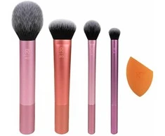 Real Techniques Everyday Essentials makiažo šepetėlių rinkinys 5 vnt.