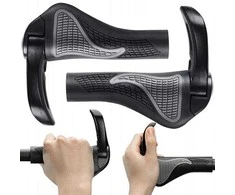 Bicycle horn grips rubber grips with horns