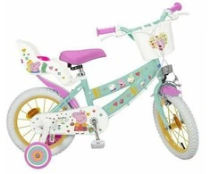 Toimsa Vaikiškas Dviratis - Peppa Pig 14" Žalias