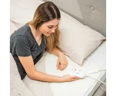 Dvivietis elektrinis antčiužinis Blewarm InnovaGoods 60+60 W 140 x 160 cm Balta