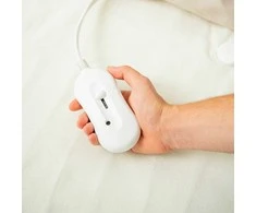 Dvivietis elektrinis antčiužinis Blewarm InnovaGoods 60+60 W 140 x 160 cm Balta
