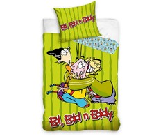 „Ed, Edd n Eddy“ patalynės užvalkalas „Triple Trouble“ 140–200 cm, 70–90 cm