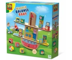 Edukacinis žaidimas SES Creative Wooden balance boat