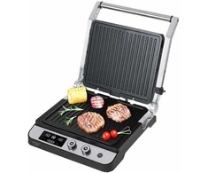 Sumuštinių keptuvas Adler | Electric Grilis | AD 3059 | Table | 3000 W | Nerūdijantis plienas/Juodas