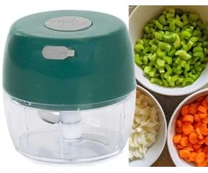 Kepurė Electric vegetable chopper onions garlic herbs