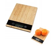 Verk Virtuvinės svarstyklės bambukinės iki 5kg