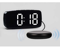 Elektroninis žadintuvas su vibruojančiu padu, LED skaitmeninis tinklo žadintuvas